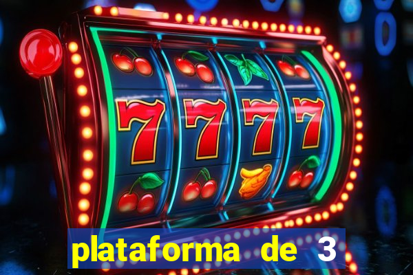 plataforma de 3 reais jogo